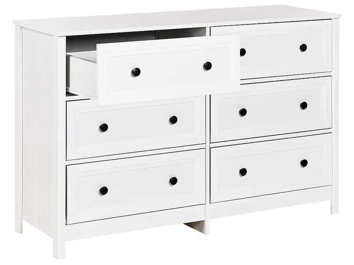 6 Drawer Chest White Lamyiah