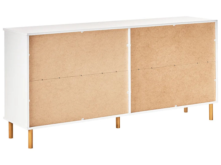6 Drawer Chest White Zoren