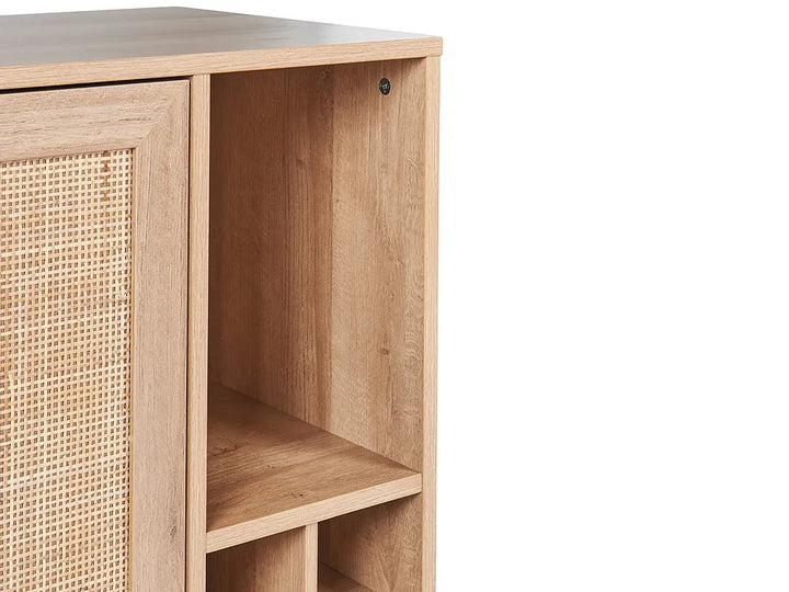 Wine Cabinet Light Brown Mischa