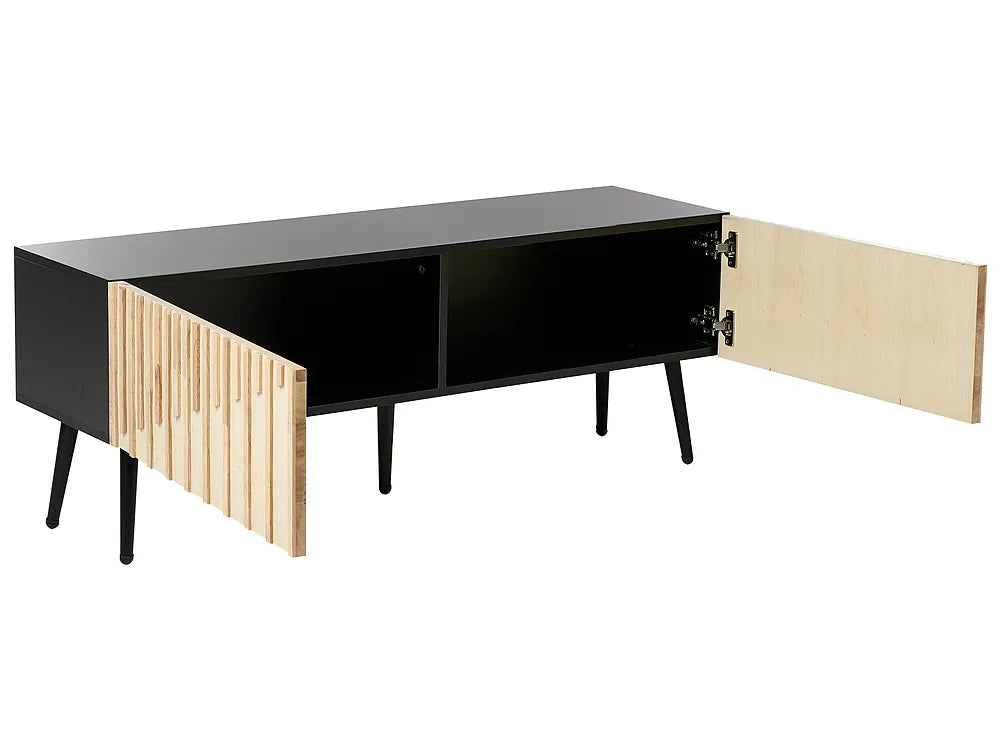 TV Stand Brown/ Black Hannah