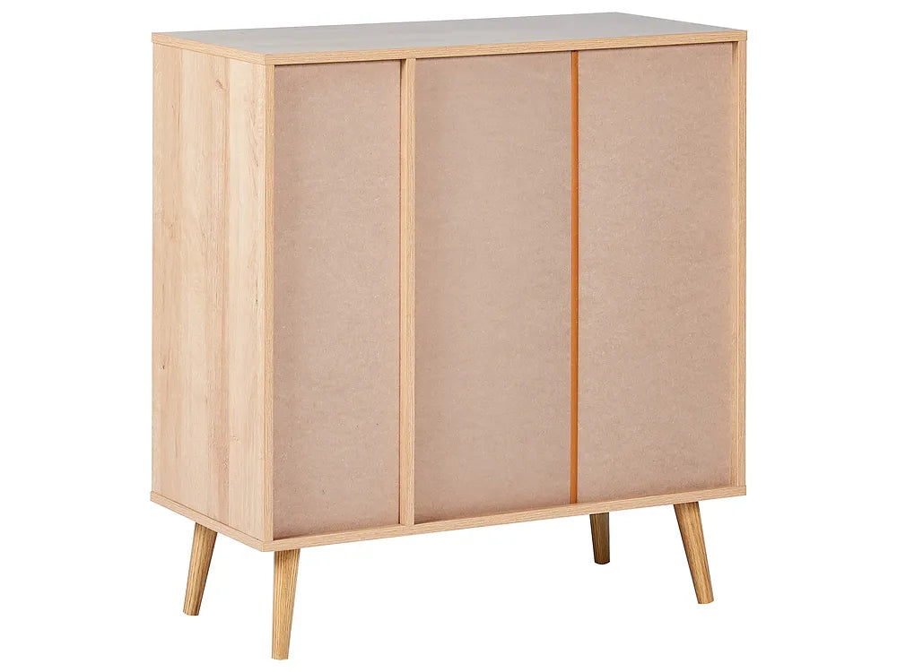 Wine Cabinet Light Brown Mischa