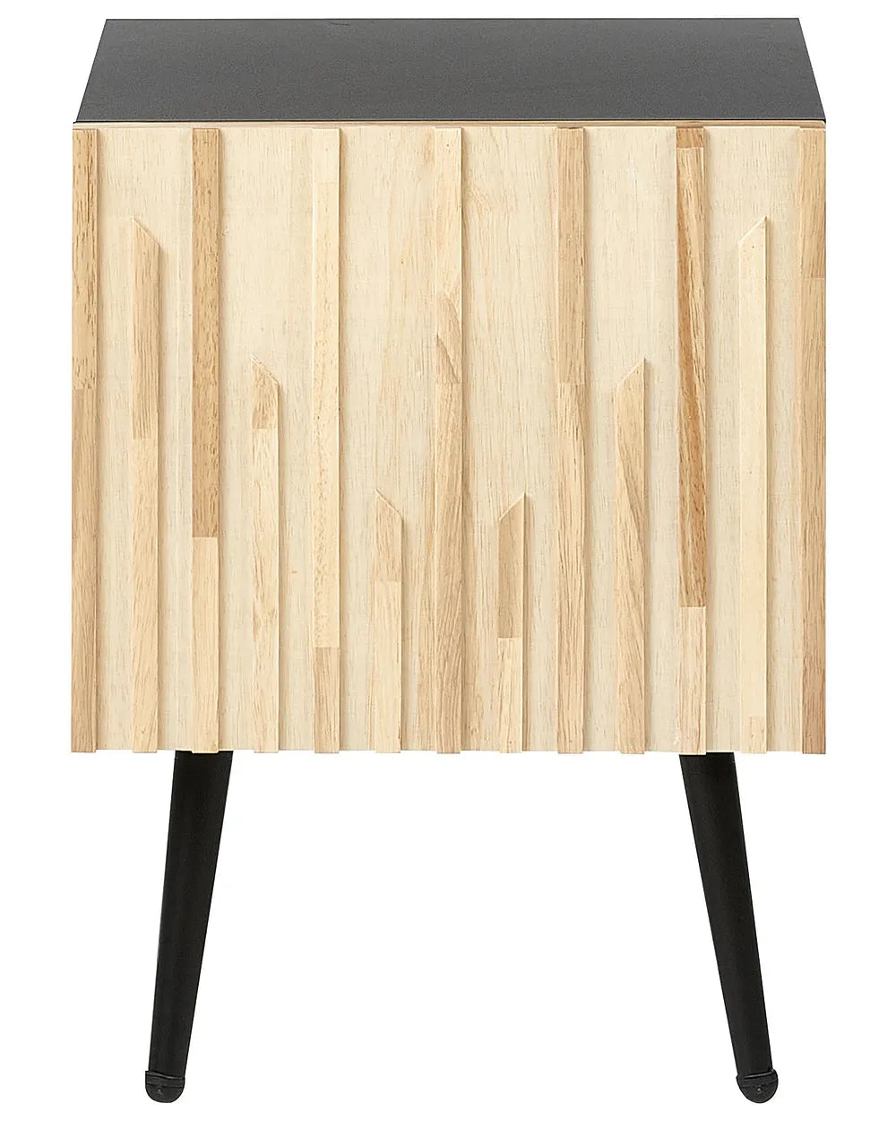 Bedside Table Brown/ Black Hannah