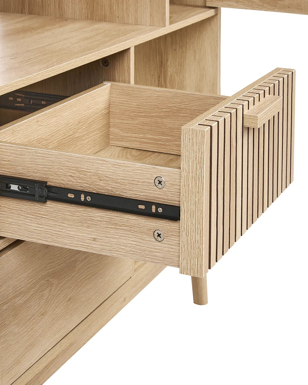 Shelving Unit 140 cm Light Brown Drake