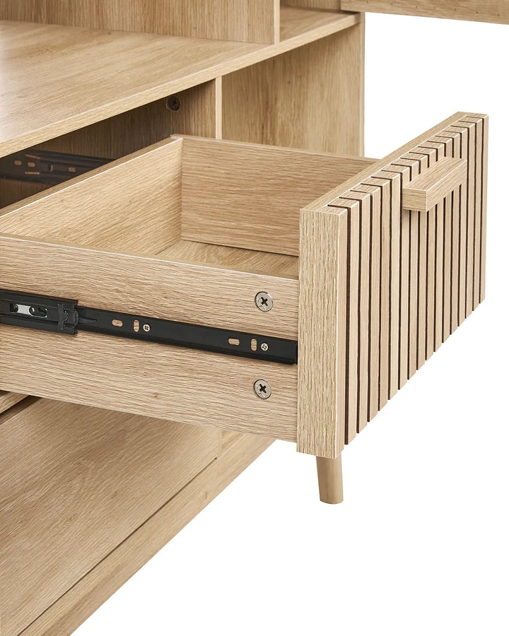 Shelving Unit 140 cm Light Brown Drake