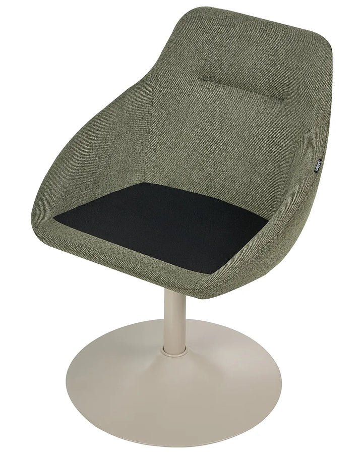 Dining Chair Fabric Light Green Abdel