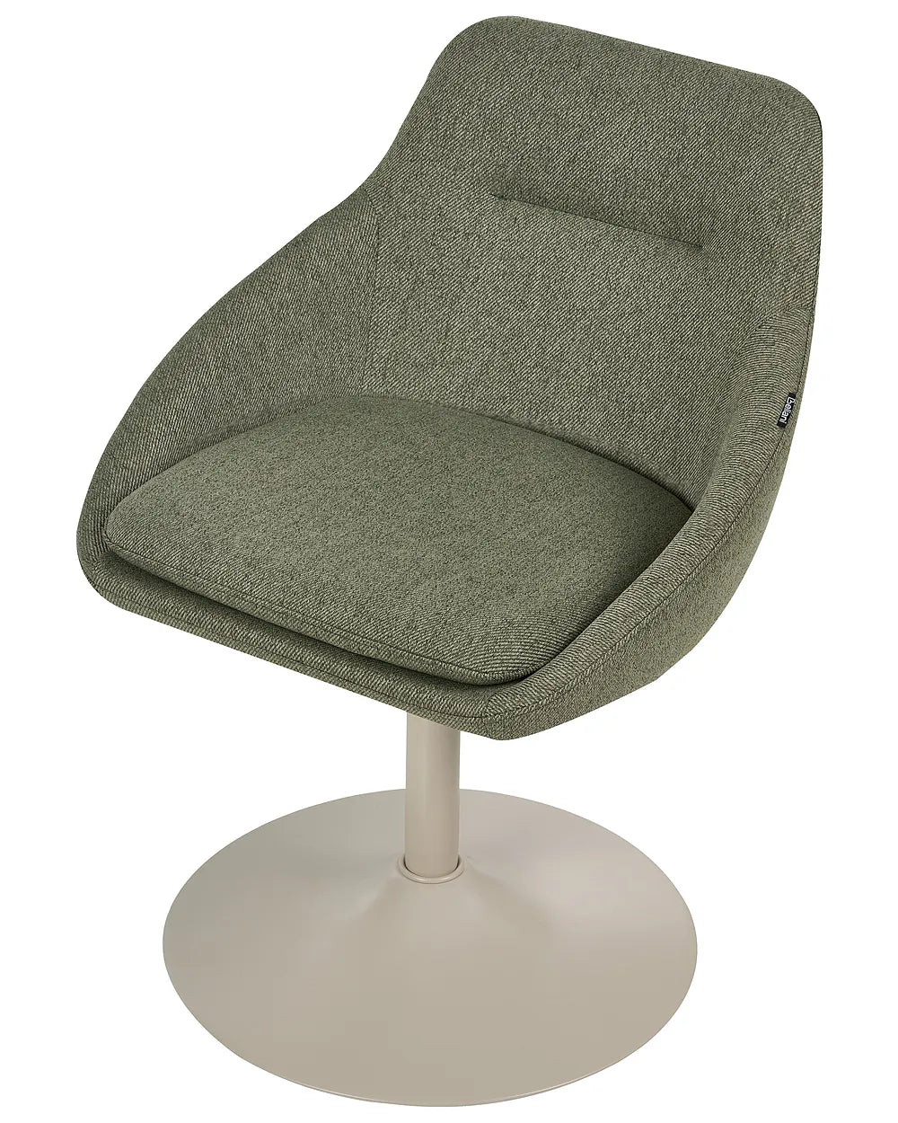 Dining Chair Fabric Light Green Abdel
