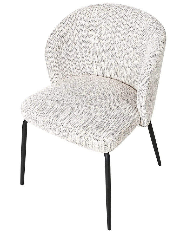 Set of 2 Dining Chairs Fabric Multicolour Venice