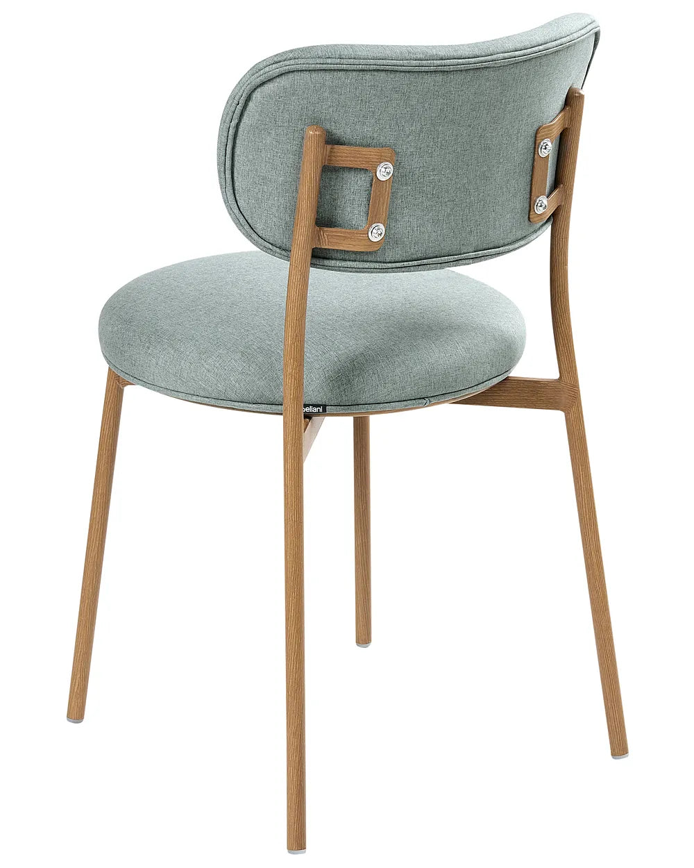 Set of 2 Dining Chairs Fabric Mint Green Autumn