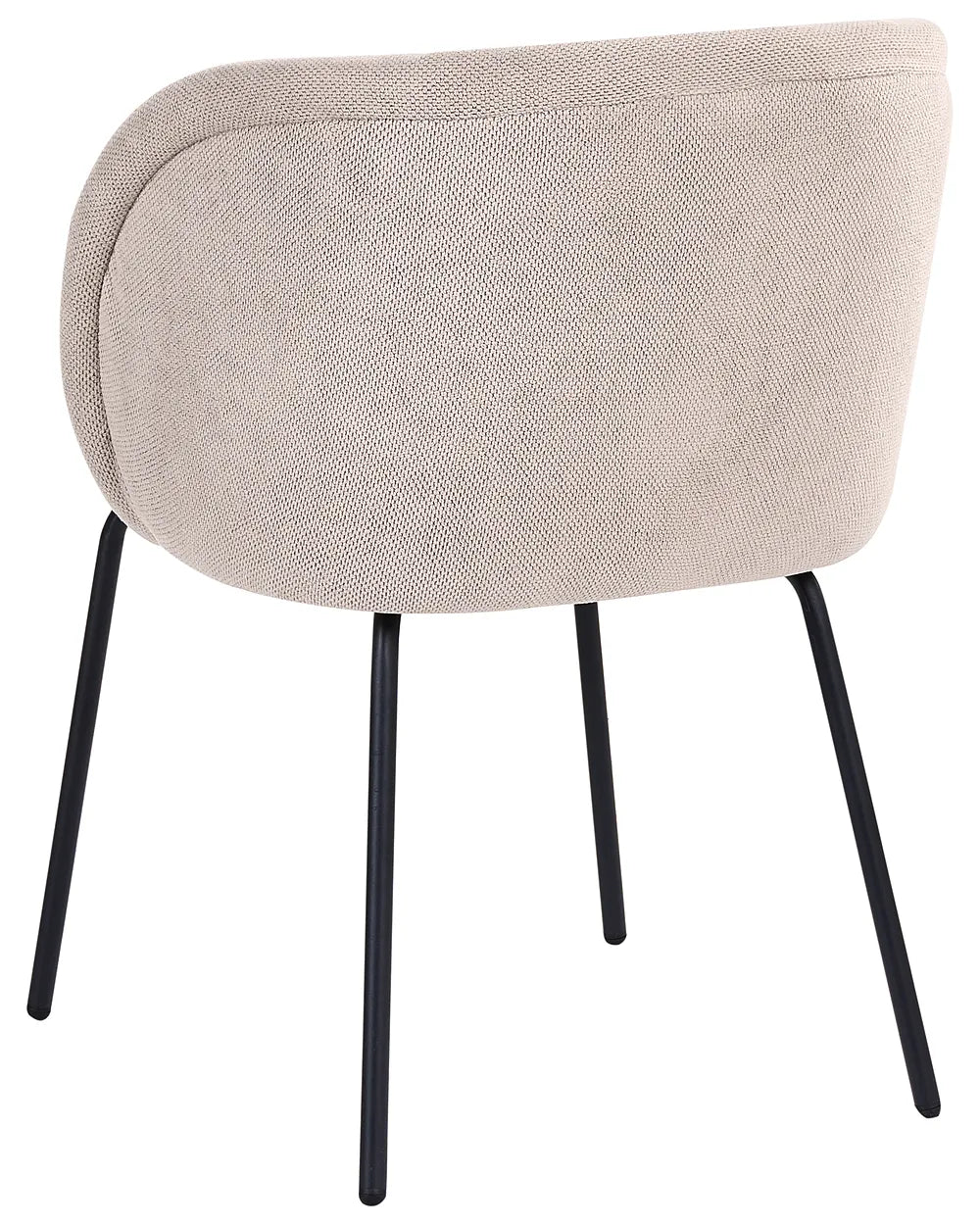 Set of 2 Dining Chairs Fabric Taupe Myxi