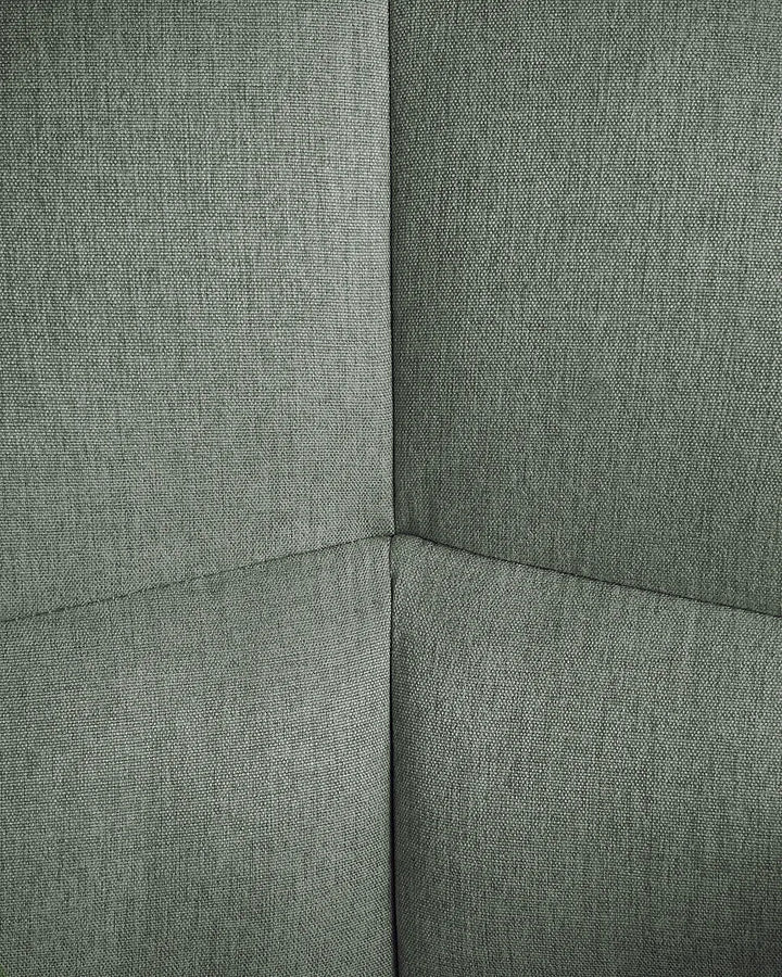 Set of 2 Dining Chairs Faux Linen Green Brea