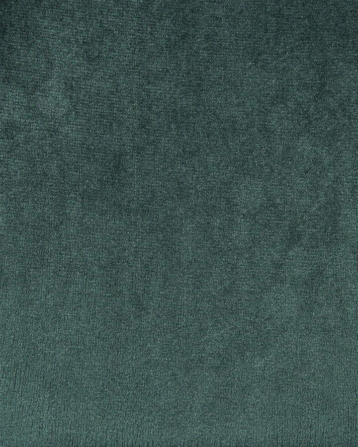 Set of 2 Dining Chairs  Velvet Dark Green Flora