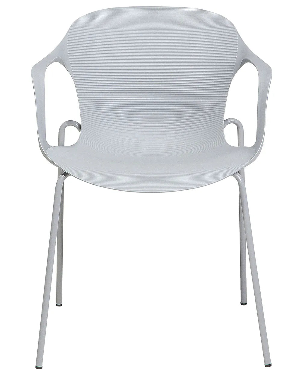Set of 2 Dining Chairs Light Grey Everlynn
