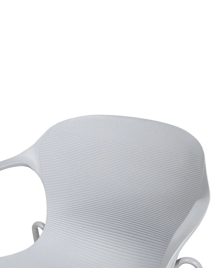 Set of 2 Dining Chairs Light Grey Everlynn