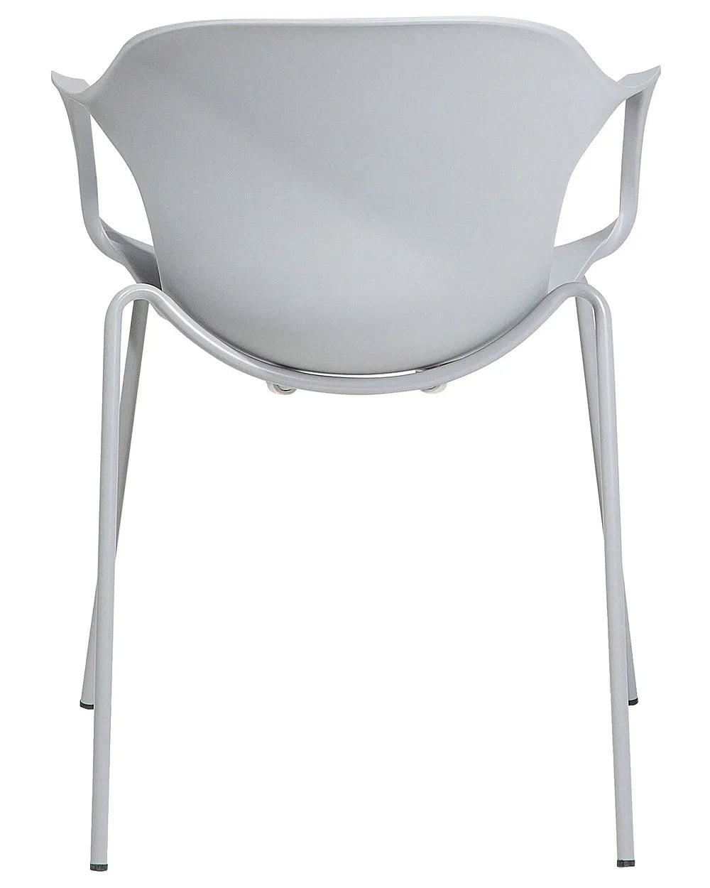 Set of 2 Dining Chairs Light Grey Everlynn