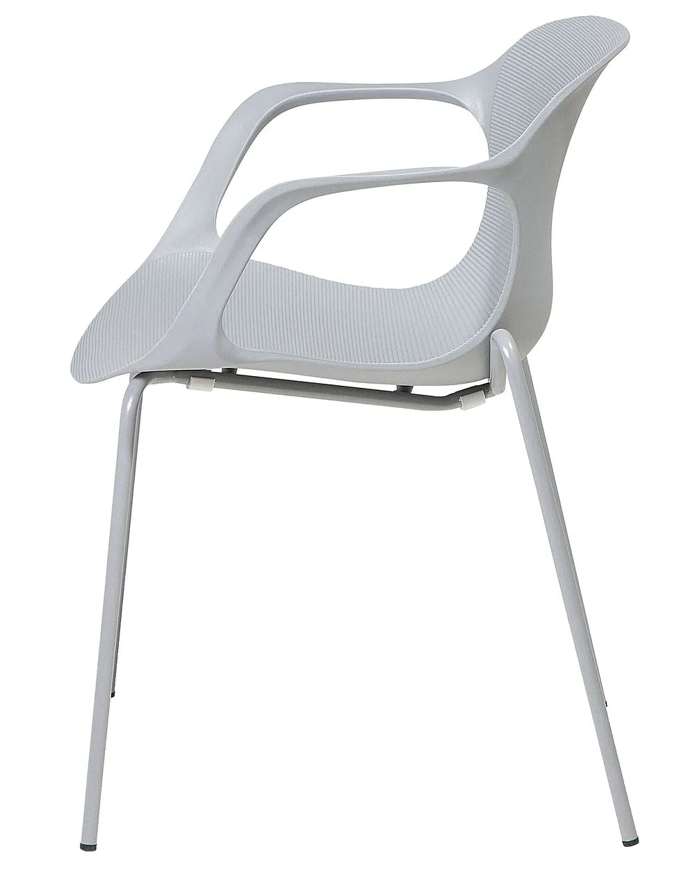 Set of 2 Dining Chairs Light Grey Everlynn