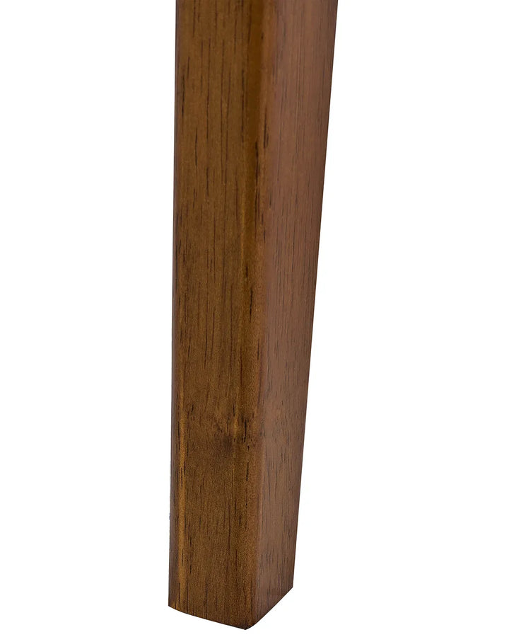 Set of 2 Dining Chairs Wood Dark Brown Claire