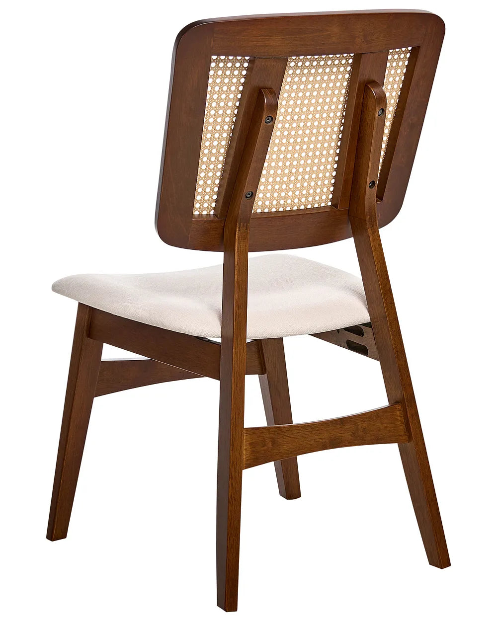 Set of 2 Dining Chairs Wood Brown Cecelia