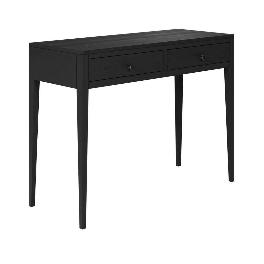 D.I.Designs Radford Black Oak Wood Console Table
