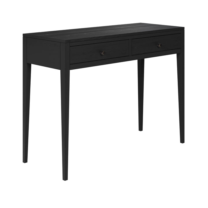 D.I.Designs Radford Black Oak Wood Console Table