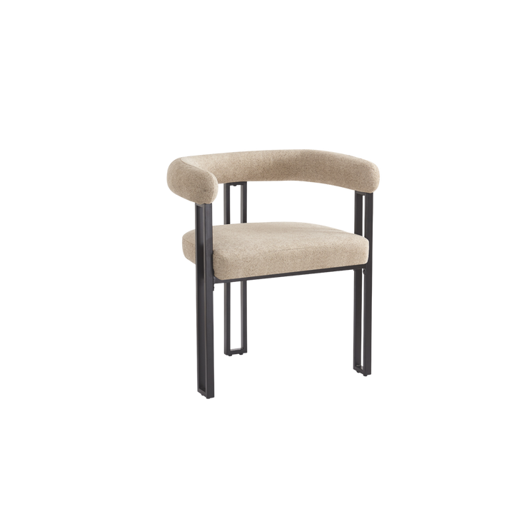 Bloom Set of 2 Dining Chairs - Oatmeal Soft Weave