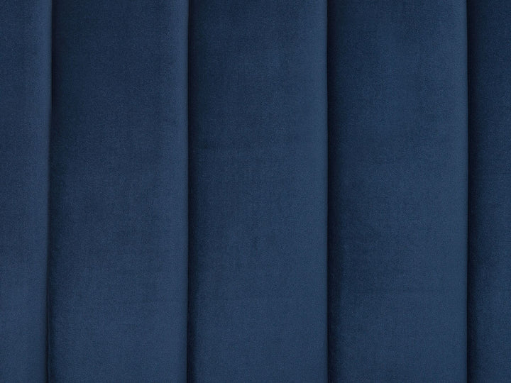 Marville Velvet EU Super King Size Bed Blue