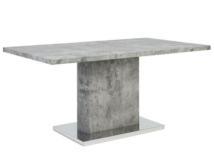 Dining Table 160 x 90 cm Concrete Effect Pasadena