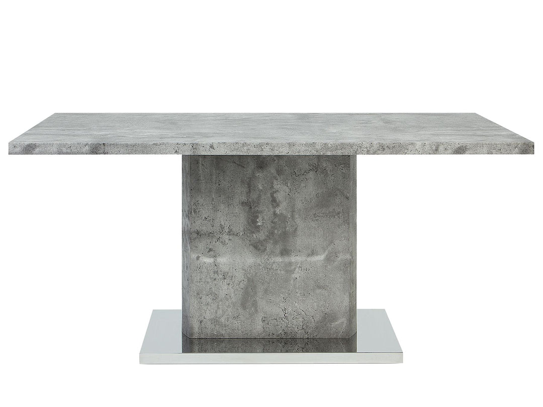 Dining Table 160 x 90 cm Concrete Effect Pasadena