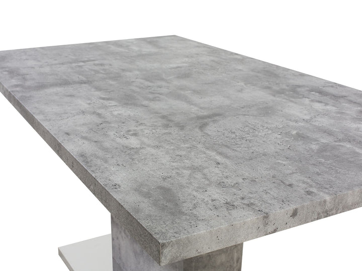 Dining Table 160 x 90 cm Concrete Effect Pasadena