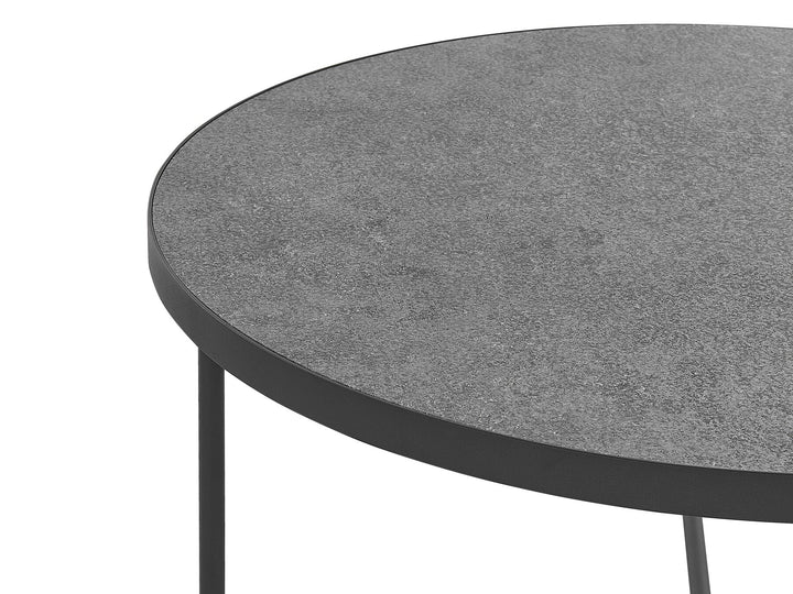 Eoghan Coffee Table Concrete Effect with Black Big