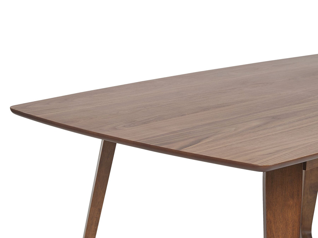 Dining Table 180 x 90 cm Dark Wood Huxter