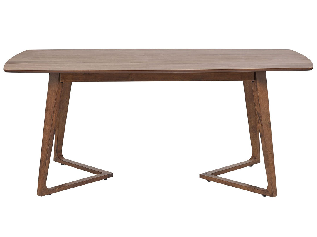 Dining Table 180 x 90 cm Dark Wood Huxter