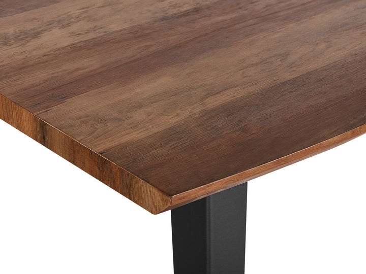 Dining Table 160 x 90 cm Dark Wood Witney