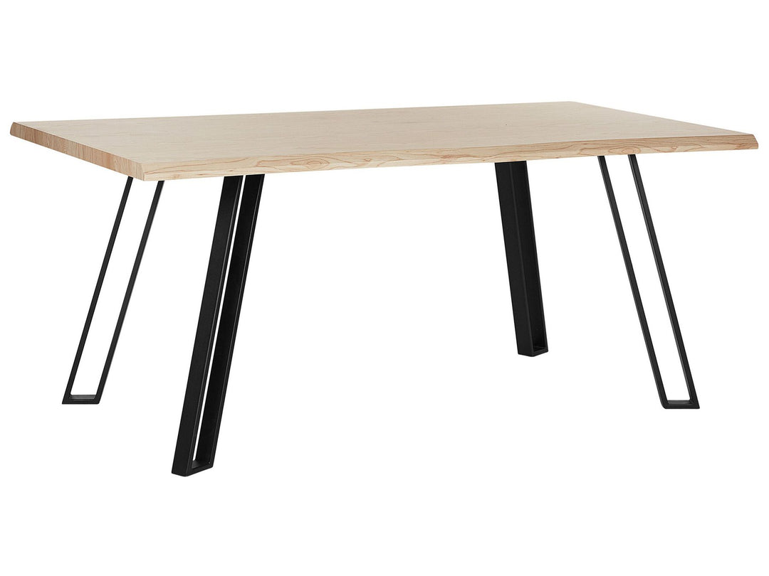 Dining Table 180 x 90 cm Light Wood Graham