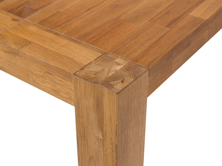 Oak Dining Table 180 x 85 cm Light Wood Natura