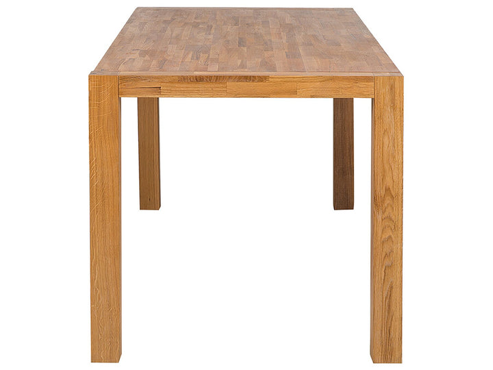 Oak Dining Table 180 x 85 cm Light Wood Natura