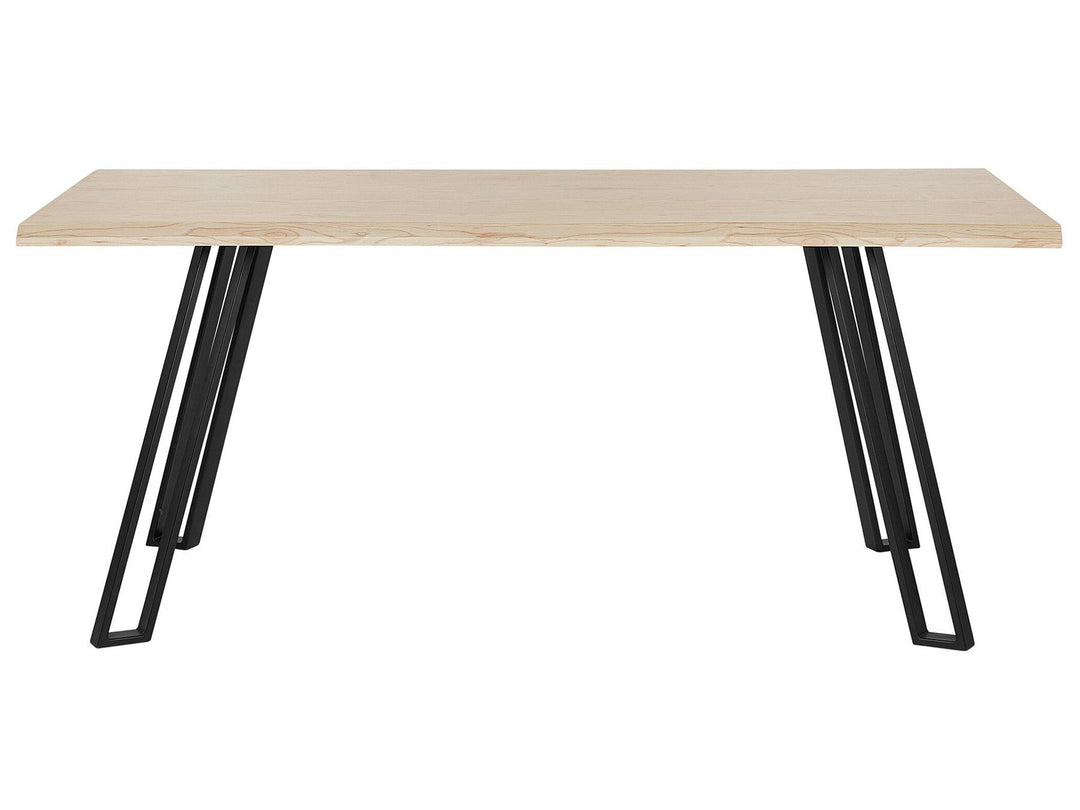 Dining Table 180 x 90 cm Light Wood Graham