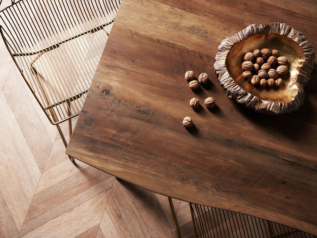 Dining Table 160 x 90 cm Dark Wood Witney