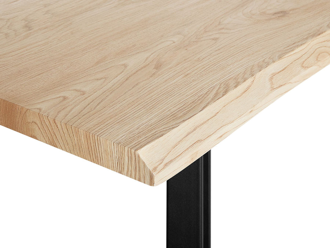 Dining Table 180 x 90 cm Light Wood Graham