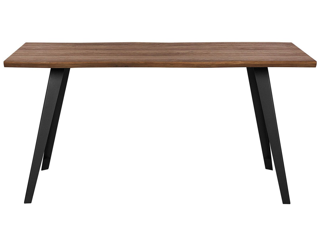 Dining Table 160 x 90 cm Dark Wood Witney