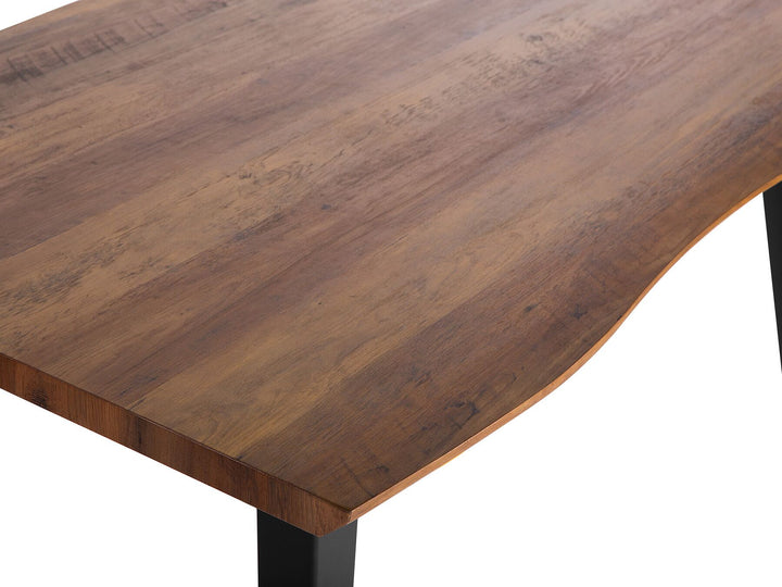 Dining Table 160 x 90 cm Dark Wood Witney