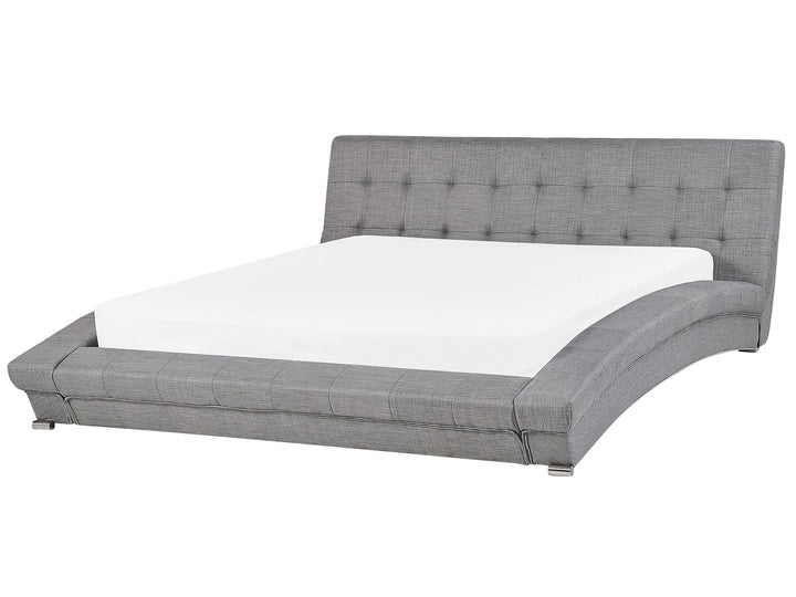 Fabric EU Super King Size Bed Grey Lille