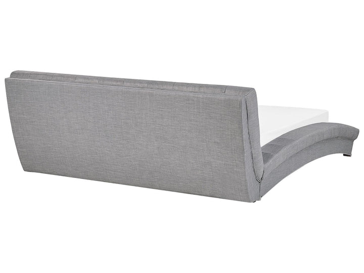 Fabric EU Super King Size Bed Grey Lille