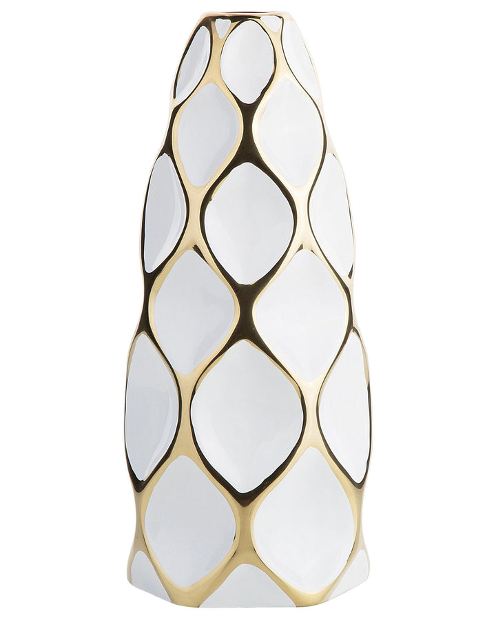 Avila Flower Vase Stoneware 36 cm White