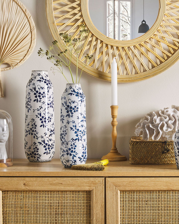 Mulai Flower Vase Stoneware 30 cm White