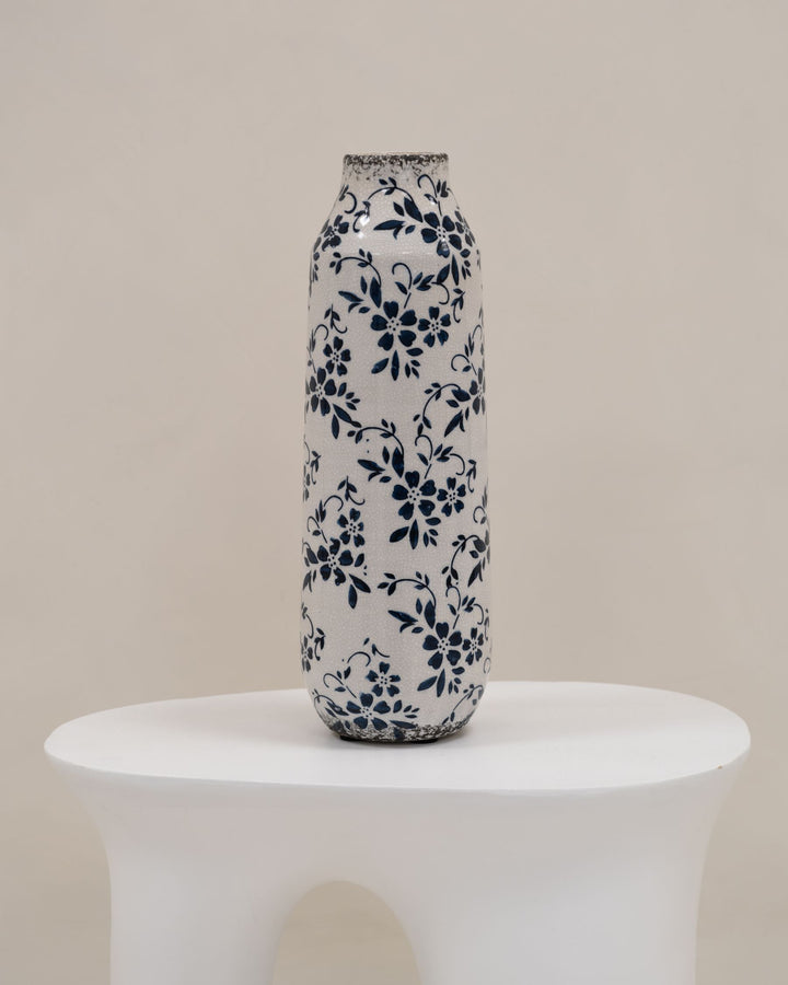 Mulai Flower Vase Stoneware 30 cm White