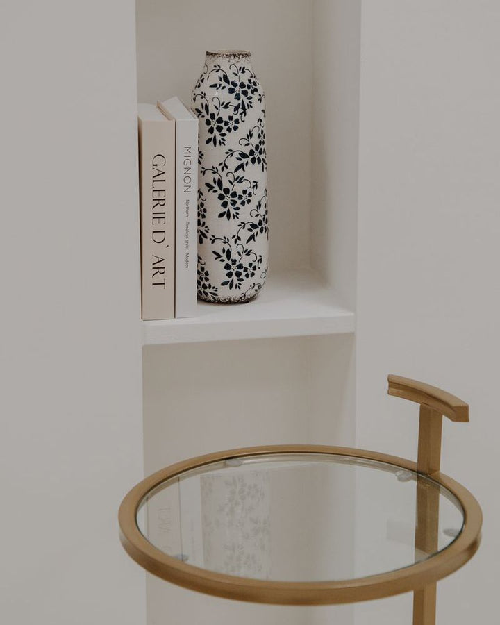Mulai Flower Vase Stoneware 30 cm White
