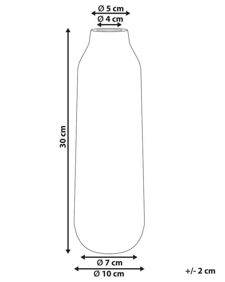 Mulai Flower Vase Stoneware 30 cm White