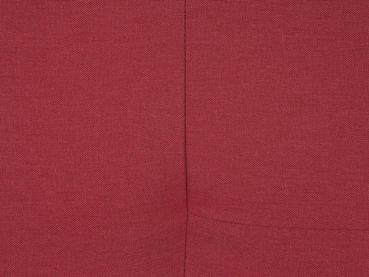 Modular Corner Sofa Bed 4 Seater Fabric Red Right Hand Ash