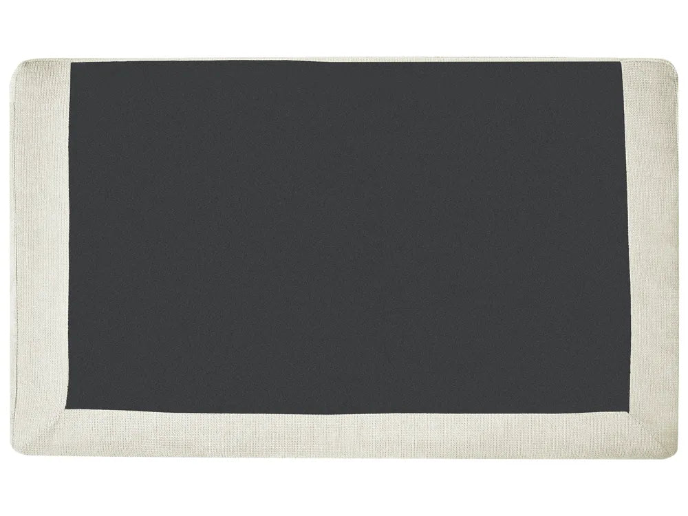Corner Sofa 3 Seater Chenille Off-White Right Hand Emilio
