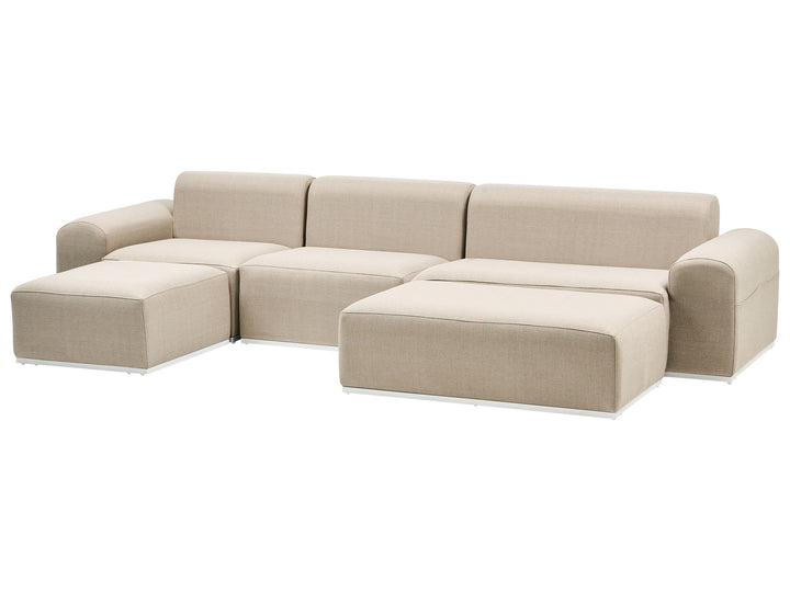 08/01/2026 Battifollo Garden Sofa with Ottoman 7 Seater Modular Beige